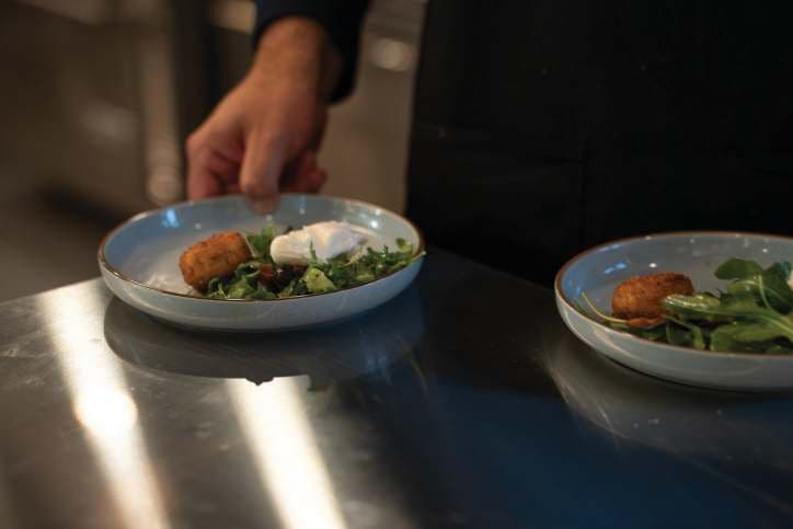 Plated appetizer